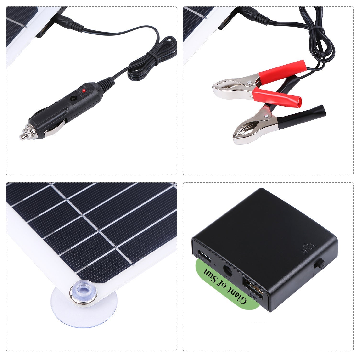 Kit Solaire 200W 12V – Panneau Photovoltaïque avec Régulateur 10A à 30A