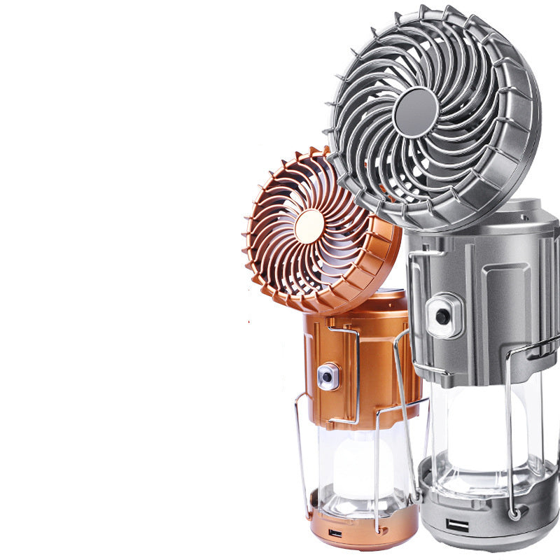 Ventilateur Électrique Solaire Étanche avec Lampe LED