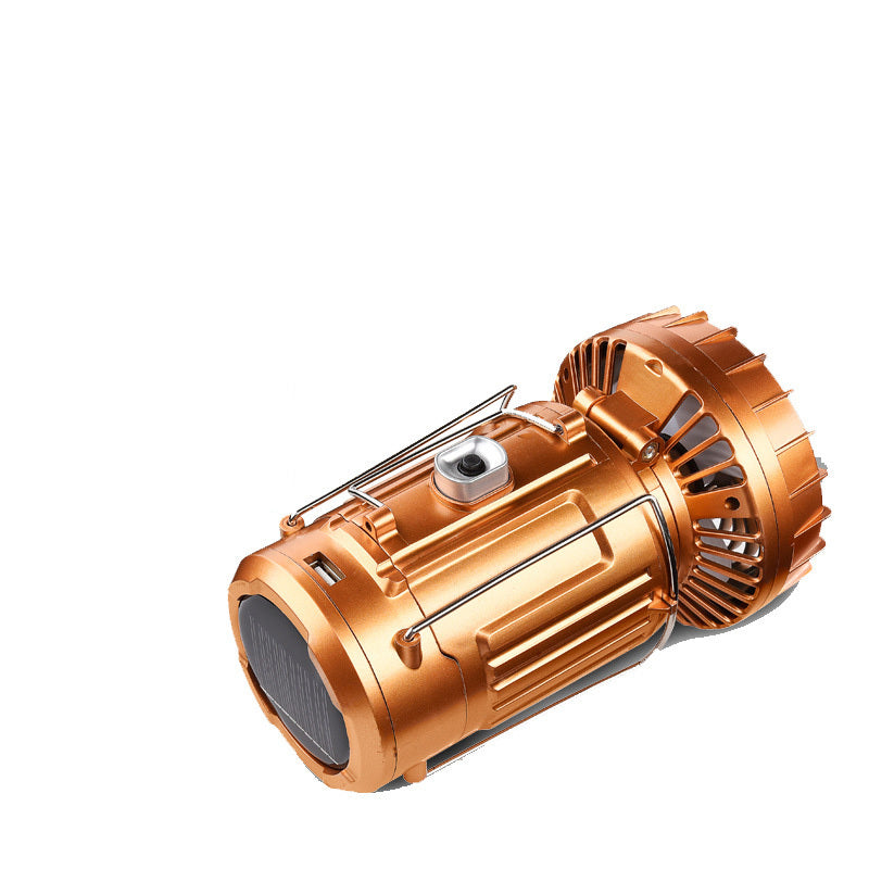 Ventilateur Électrique Solaire Étanche avec Lampe LED