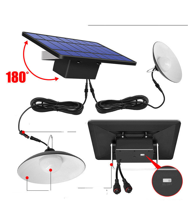Kit Panneau Solaire avec 2 Lampes LED Extérieures – 5.5V 3.5W – Autonomie 12H – Éclairage Jardin 6500K / 3500K