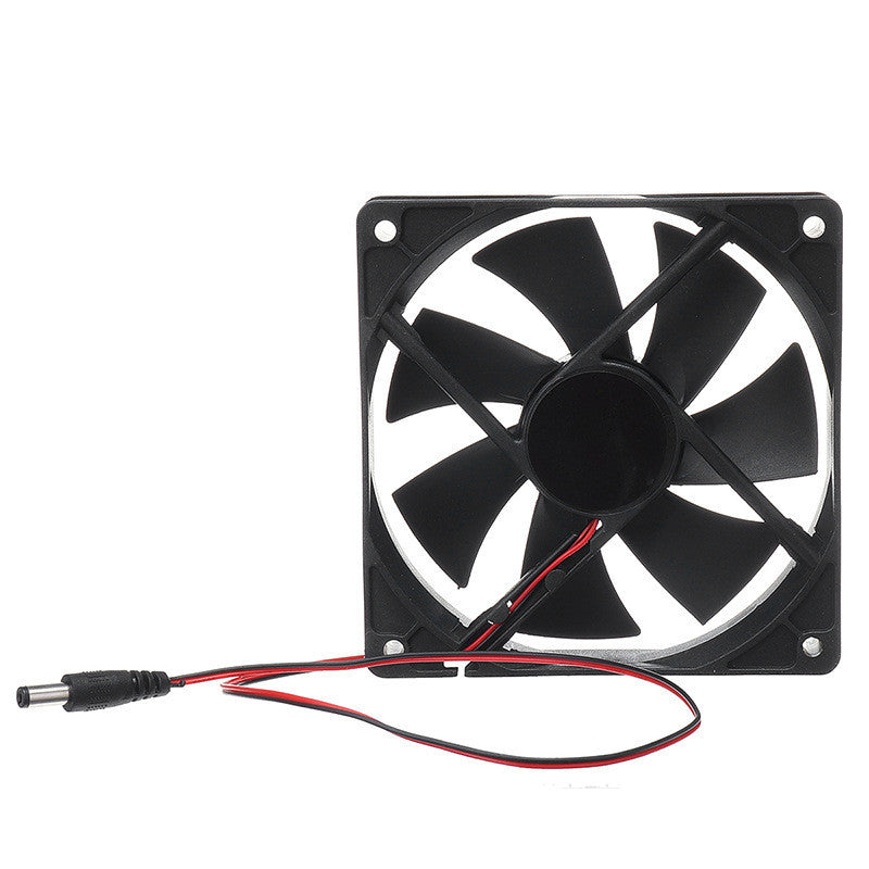 10W Solar Fan Kit - PET Panel with Mini Fan - For Greenhouses, Kennels, RVs, Pet Houses