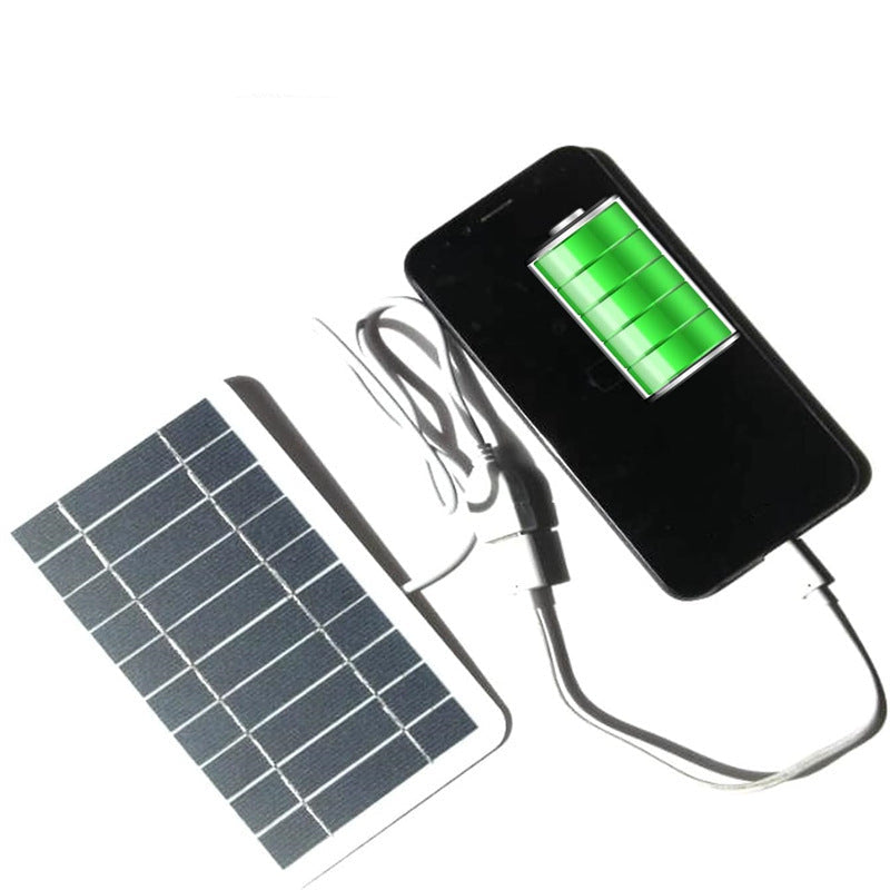 Chargeur Solaire Portable 2W 5V â Ultra Compact avec Port USB | Usage Quotidien & Outdoor