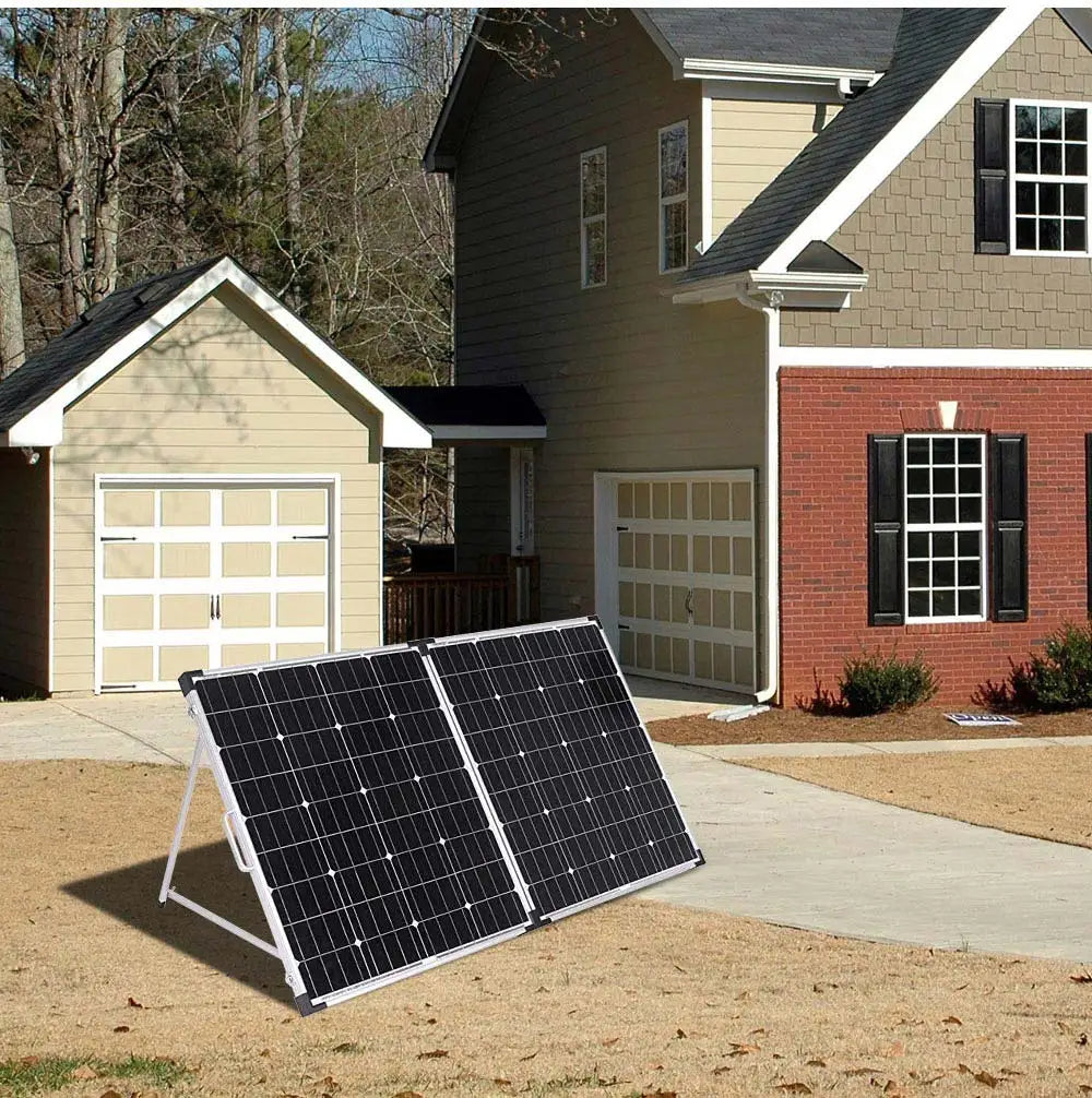 160W Rigid Foldable Solar Panel – 18V – With 12V 10A Controller – High Quality Monocrystalline Cells