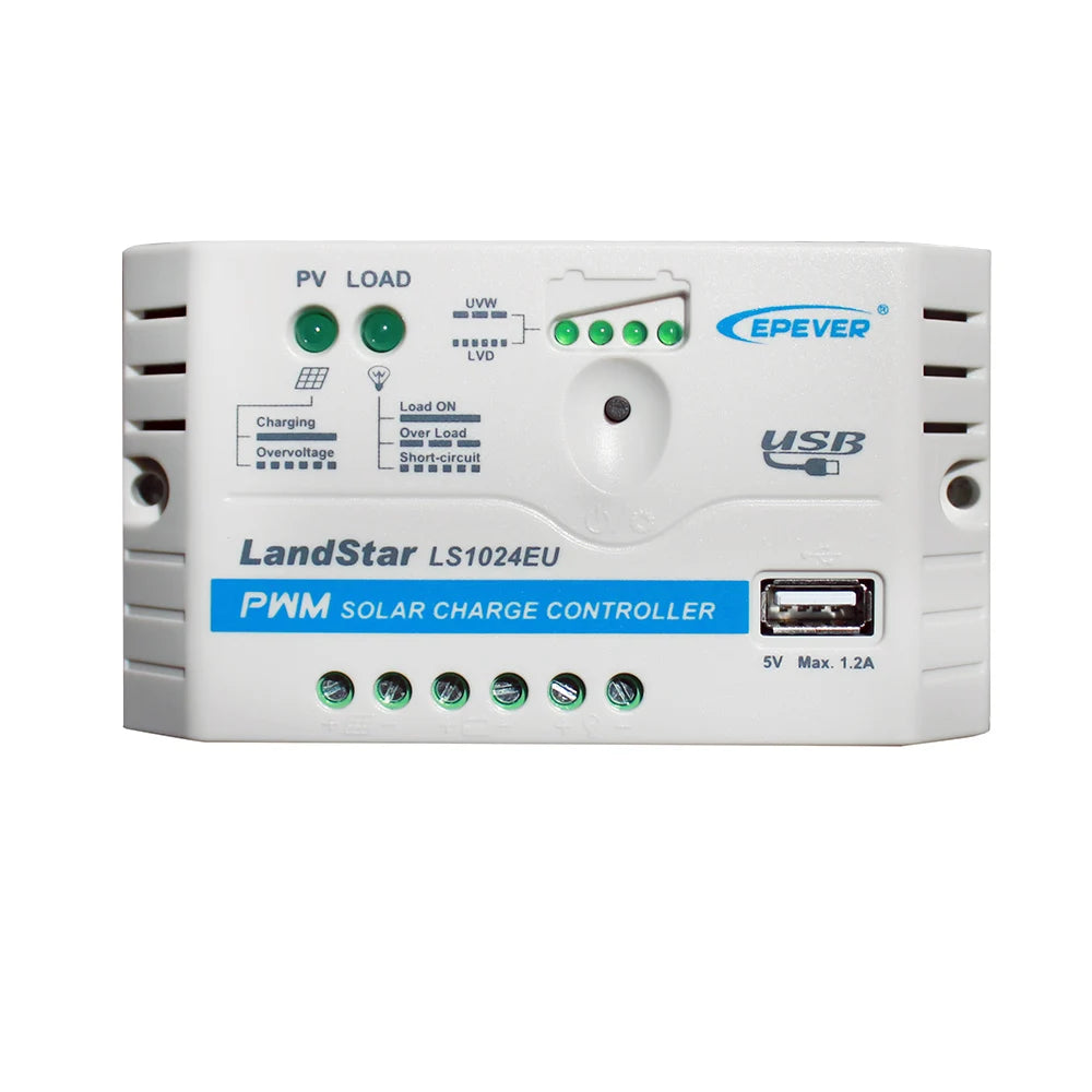 Régulateur de Charge Solaire avec USB 5V