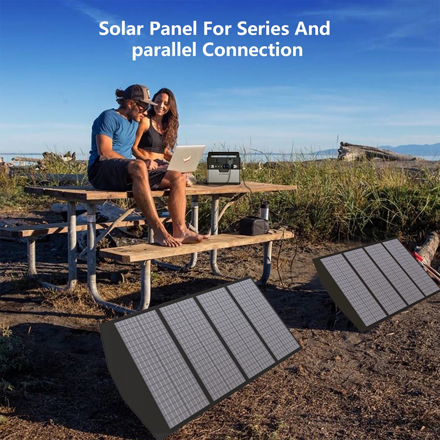 "Panneau Solaire Pliable 400W/200W/140W/100W/60W, Panneau Solaire Portatif pour Générateur de Centrale Électrique"