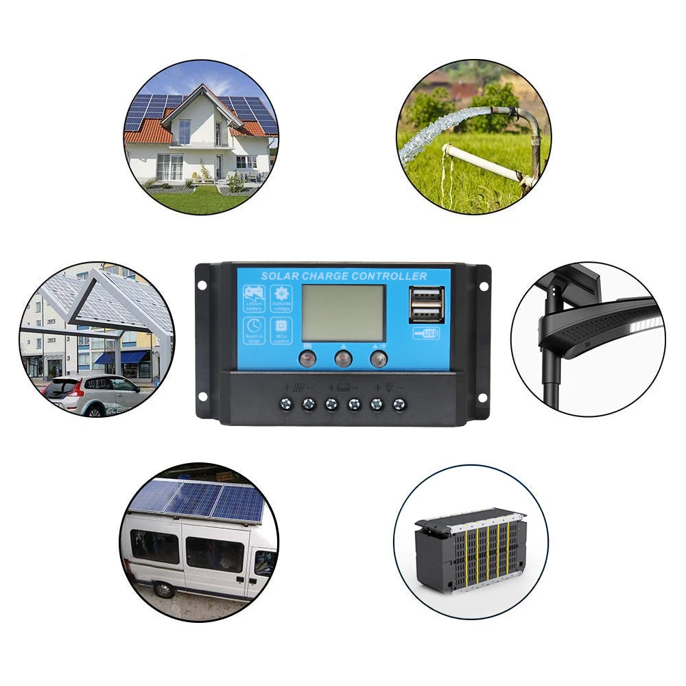 "Kit Panneaux Solaires 12V 100W 200W Flexibles avec Contrôleur Complet, Chargeur pour Batterie 12V 24V 19.8V, Idéal pour Voiture, Bateau, Maison et Montres"
