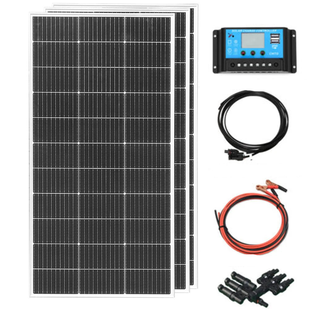 Module Solaire Rigide 120 W à 1200 W – 18 V Monocristallin pour Recharge Batterie