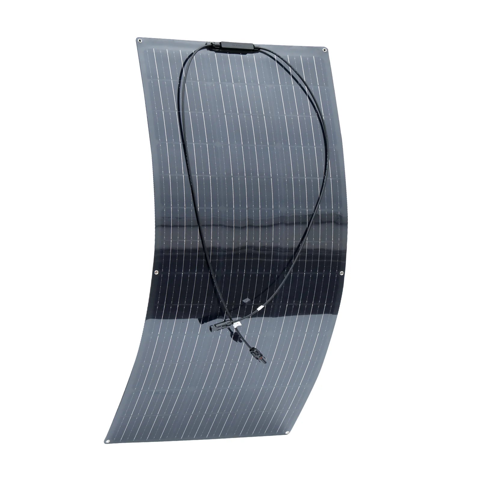 "Panneau Solaire Semi-Flexible 150W, 21.6V, Photovoltaïque, pour Maison, Bateau, Camping-Car, Balcon, Chargeur de Batterie 12v/24V, ETFE et PET"