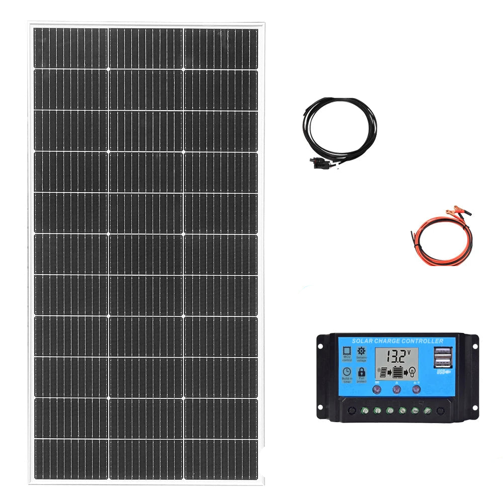 Module Solaire Rigide 120 W à 1200 W – 18 V Monocristallin pour Recharge Batterie