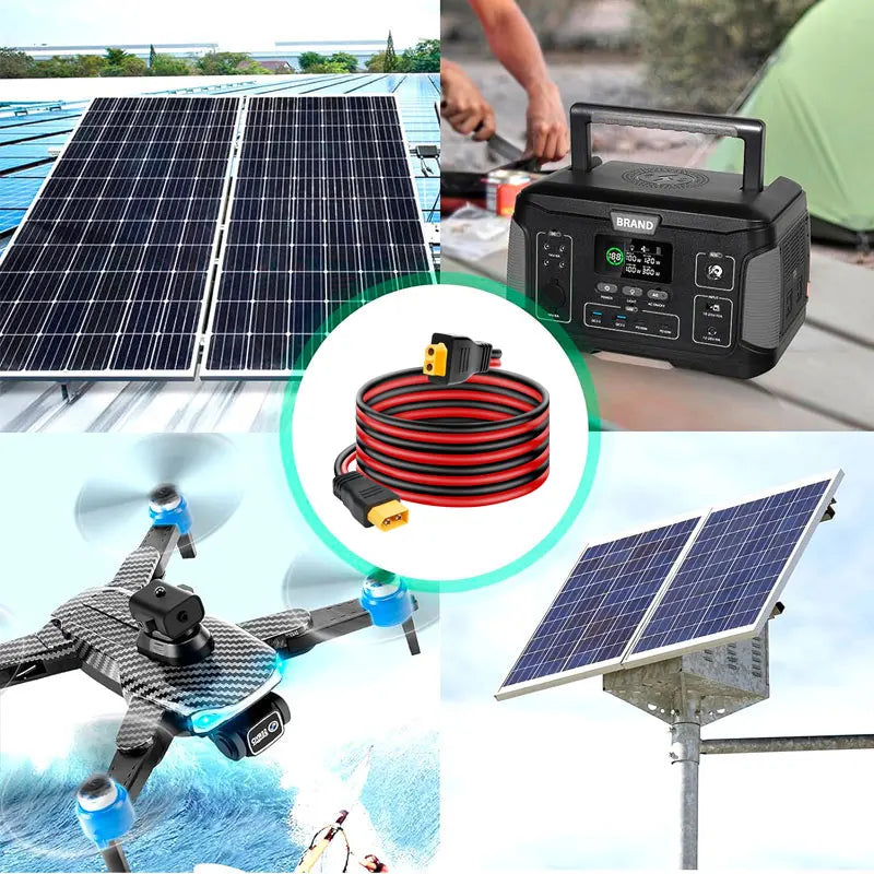 Câble de connexion XT60 haute qualité pour générateurs solaires