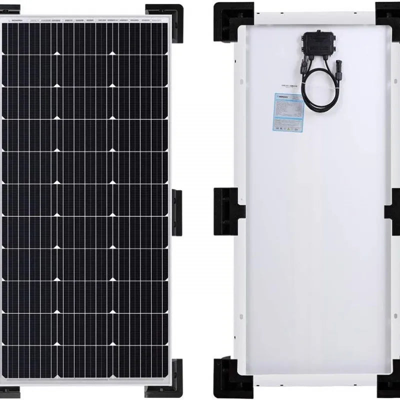 ABS Solar Panel Mounting Kit for Motorhome, Caravan, Boat or Van Roof – Bracket and Junction Box