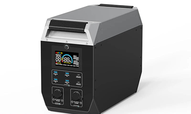 Générateur de Secours Portable 2400W Continu 3600W Pic - Station Électrique LiFePO₄ pour Voyage et Urgence
