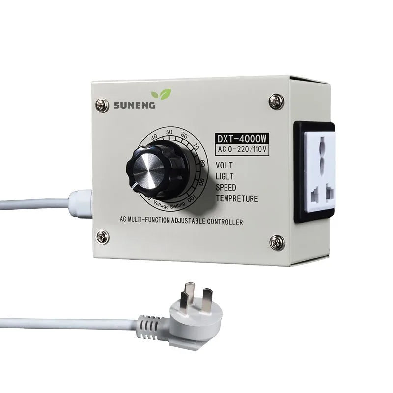 Régulateur de Tension Variable AC220V 4000W – Variateur Compact SCR pour Lumière, Température, Vitesse
