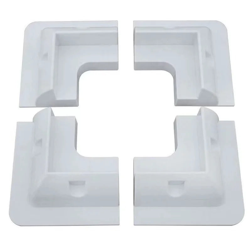 ABS Solar Panel Mounting Kit for Motorhome, Caravan, Boat or Van Roof – Bracket and Junction Box