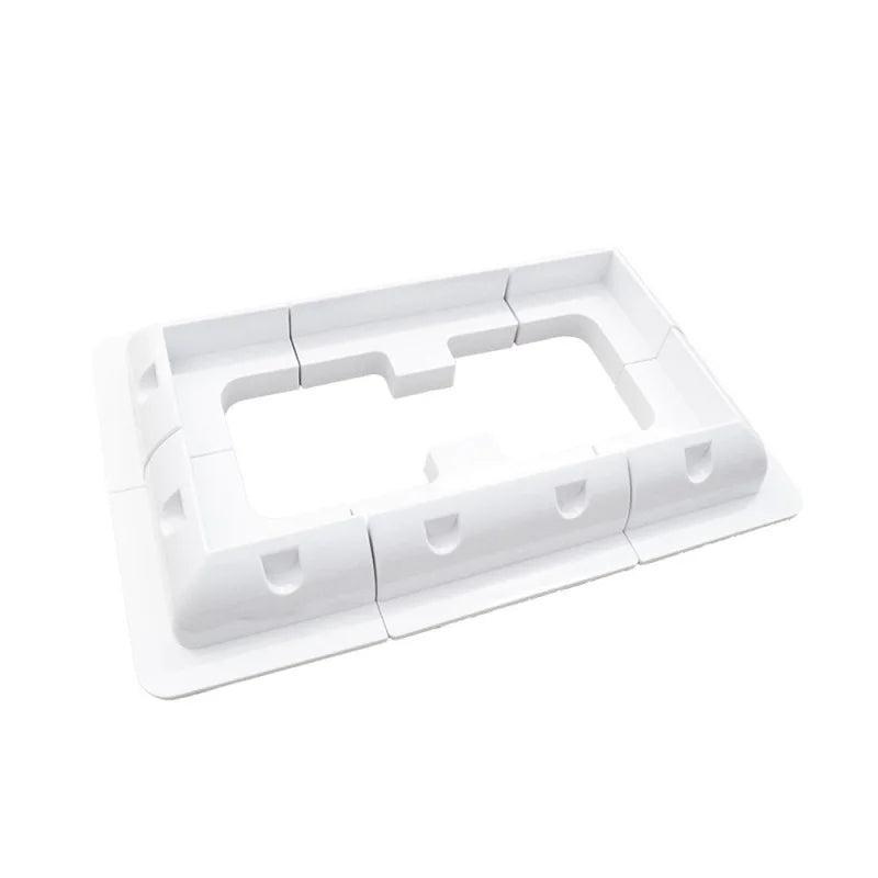 Kit de Montage de Panneaux Solaires ABS â 7 Fixations pour Camping-Car, Caravane, Abri, Garage