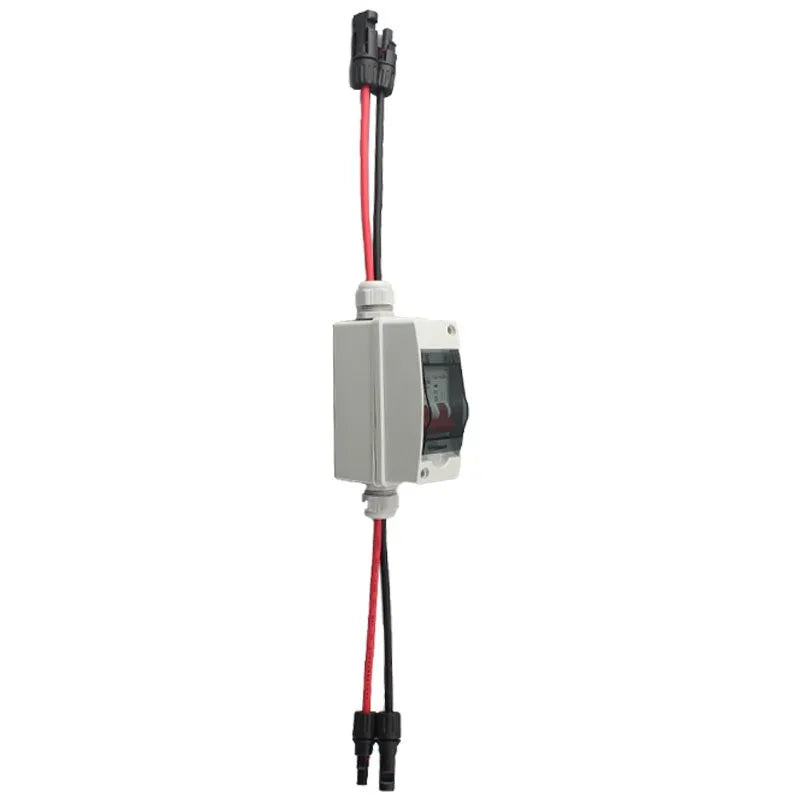 Disjoncteur Solaire DC 500V IP65 – Interrupteur Isolateur PV Étanche 16A à 63A pour Panneaux Solaires
