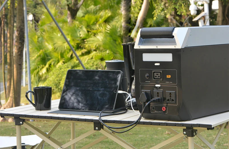 Générateur de Secours Portable 2400W Continu 3600W Pic - Station Électrique LiFePO₄ pour Voyage et Urgence