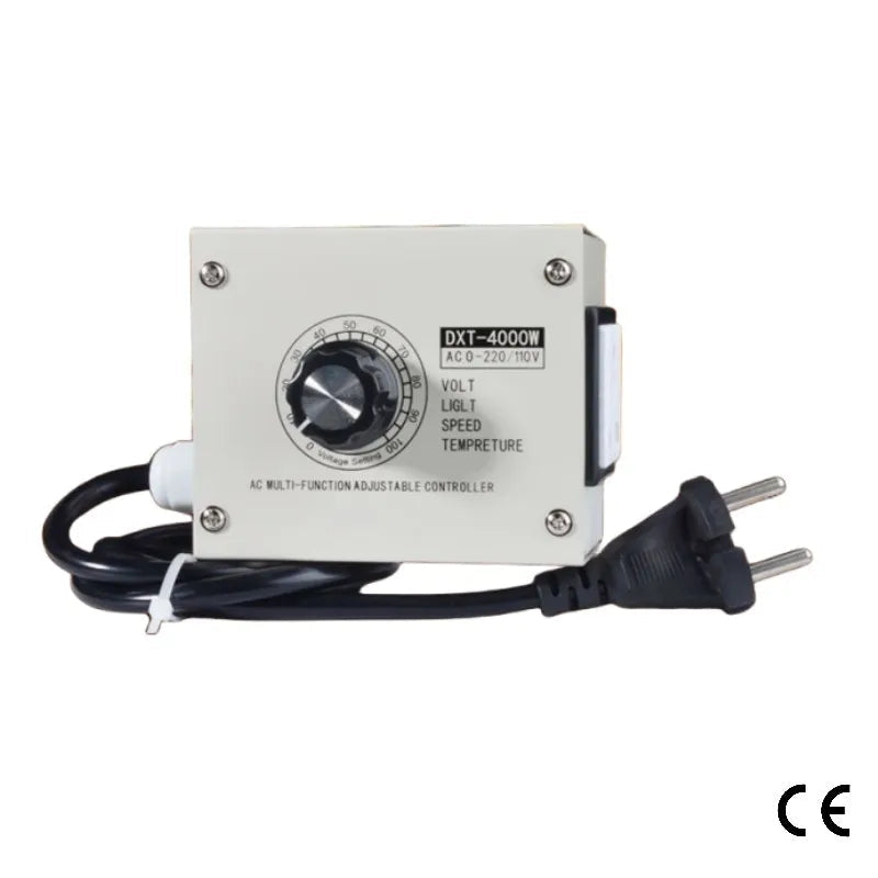Régulateur de Tension Variable AC220V 4000W – Variateur Compact SCR pour Lumière, Température, Vitesse