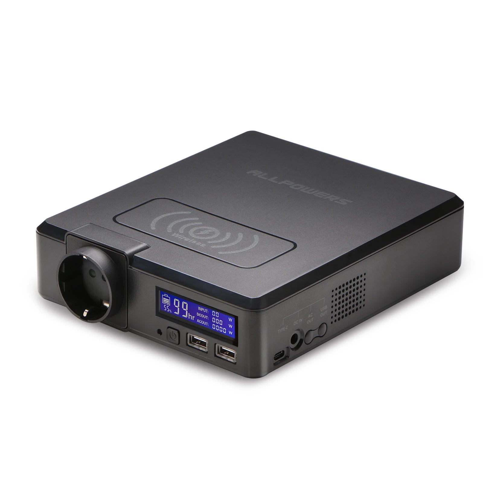 "Batterie Externe Solaire 154Wh 41600mAh, Chargeur Portable 200W, Générateur d'Alimentation de Secours, Station de Puissance pour Urgences et Voyage"