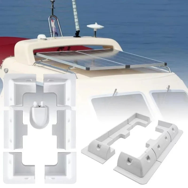 Boîte de Presse‑Étoupes à Double Fil pour Panneau Solaire – Entrée Câble Étanche pour Toit de Camping‑Car, Yacht, Caravane