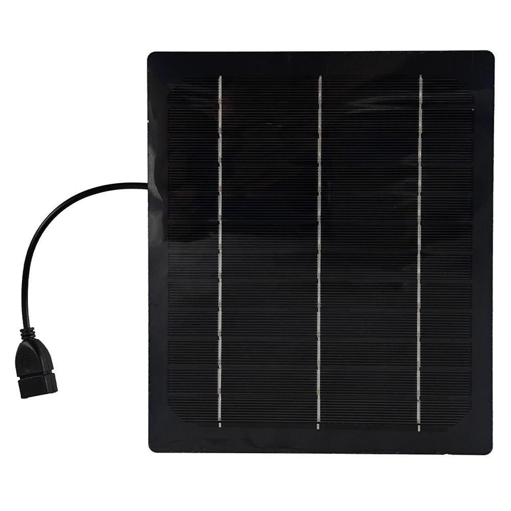 Ventilateur à Panneau Solaire avec Chargeur USB
