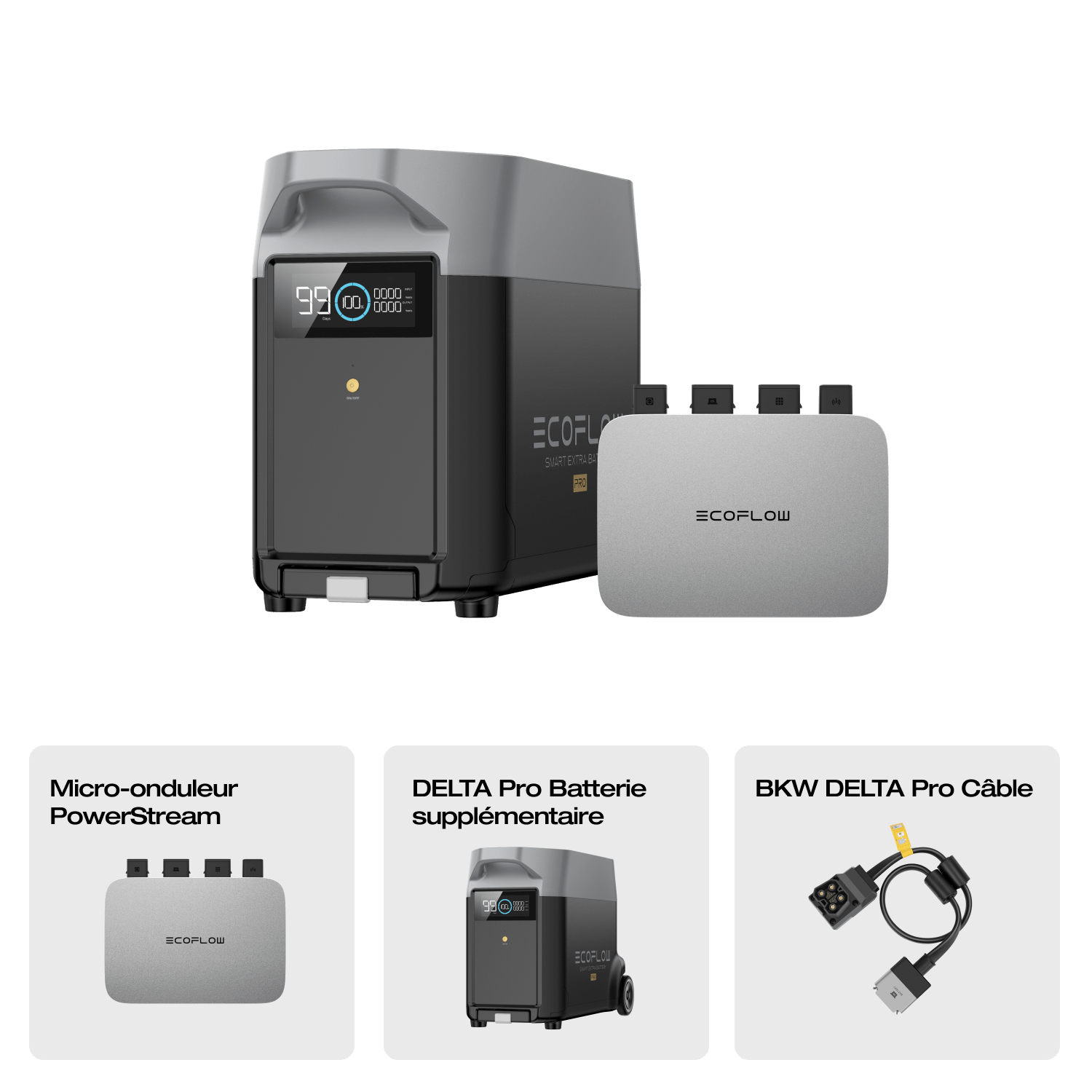 "Batterie additionnelle intelligente pour générateur d'énergie - Modèle reconditionné"