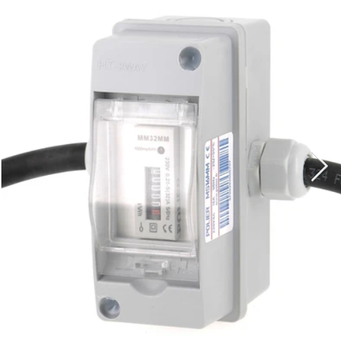 "Compteur Électrique Monophasé 16A - Prises CEE16 - Économie d'énergie et Sécurité pour votre Maison"