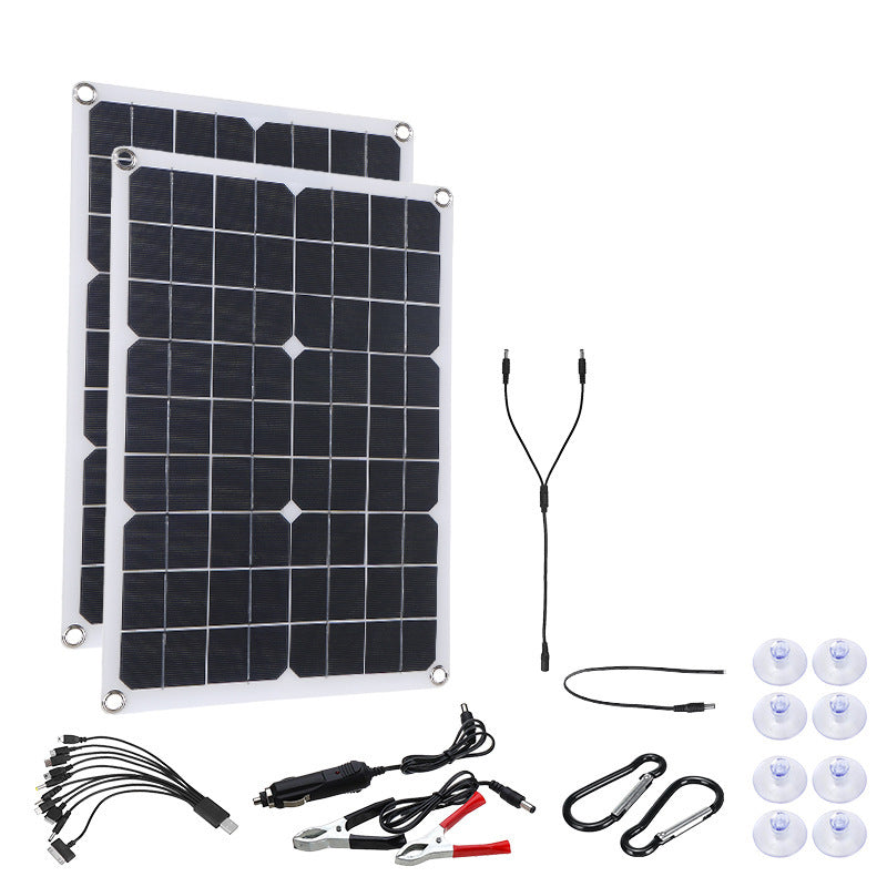 Photovoltaic Kit 2 Panels 40W + Solar Controller 12V/24V