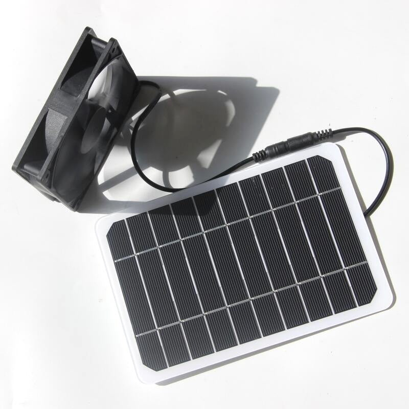 6W Portable Solar Fan | Eco-Friendly Cooler for Pets and Camping
