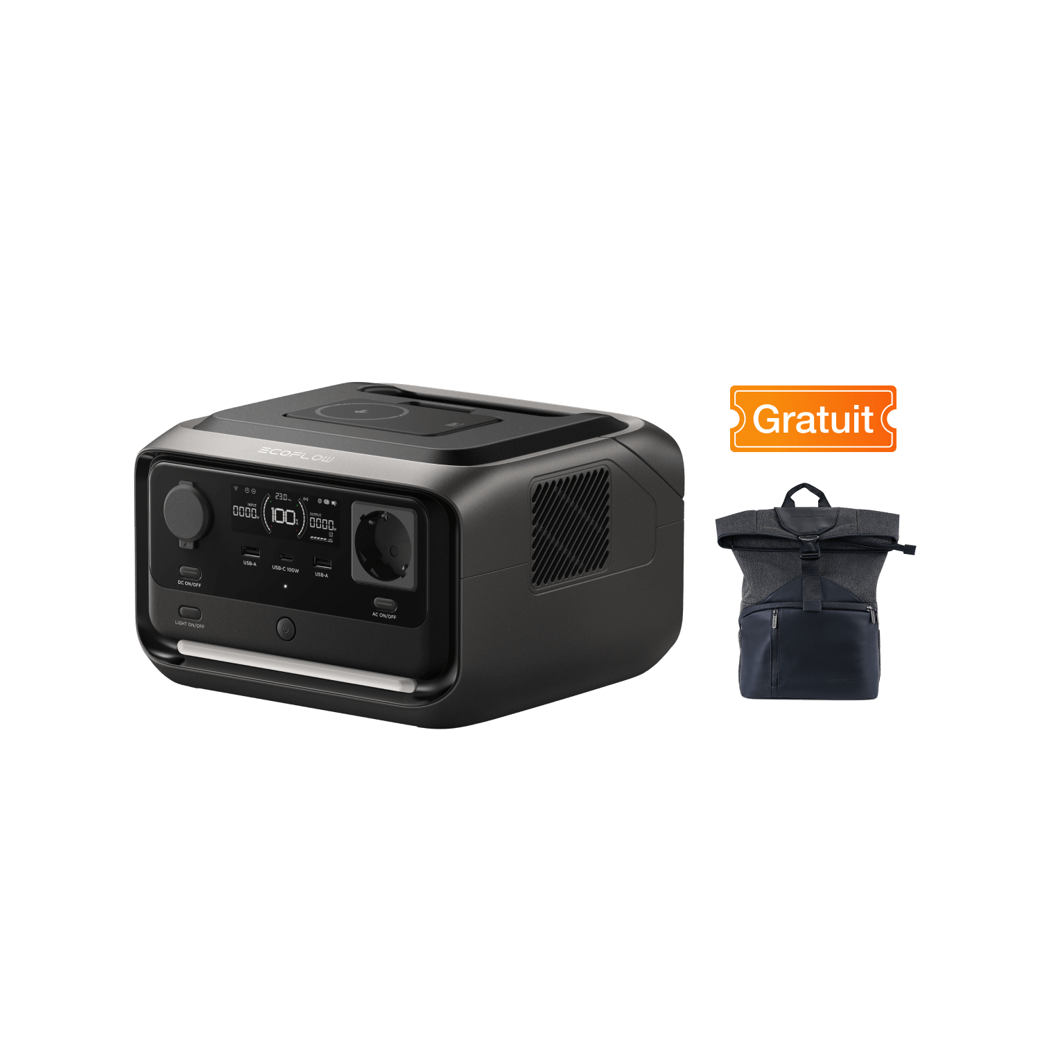 Station Électrique Portable - RIVER 3 Plus - Sans Fil - Tension Variable