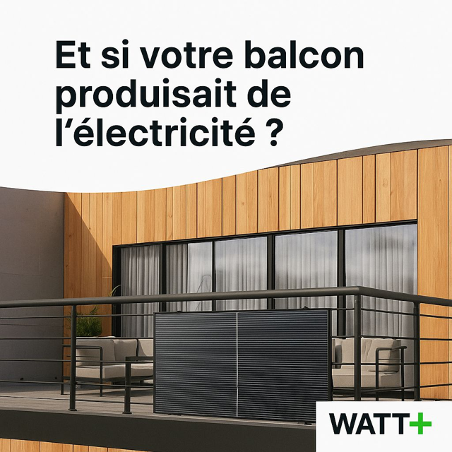 Panneau solaire Balcon