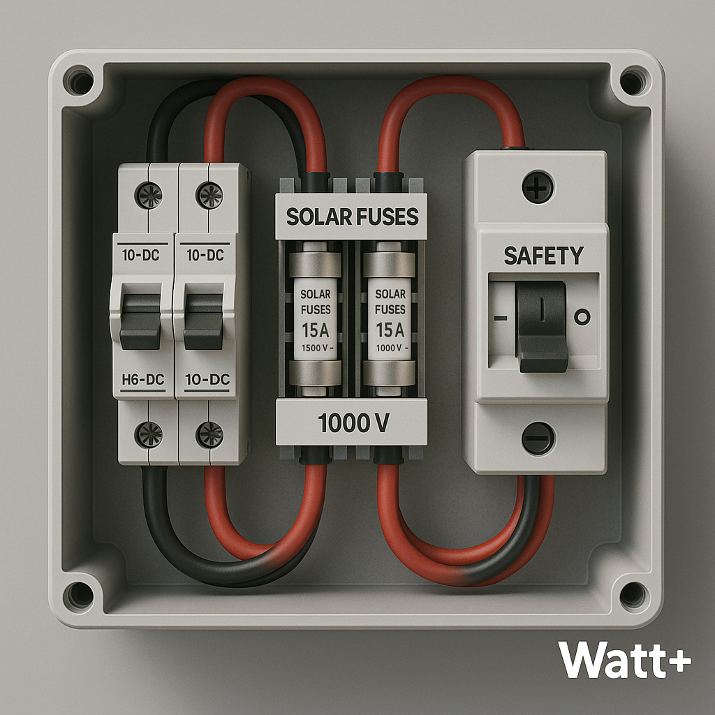 Protection circuits DC solaires