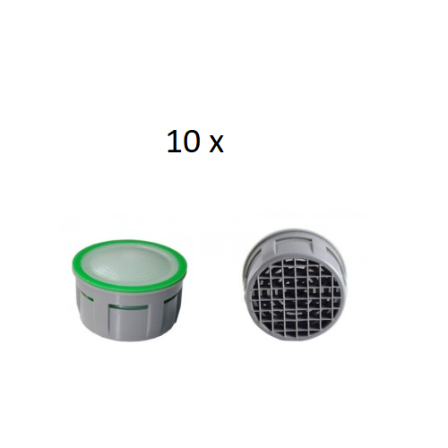 "Lot de 10 Régulateurs de Débit pour Robinet 6 l/min - Jet Aéré pour Economie d'Eau et Efficacité Optimale"