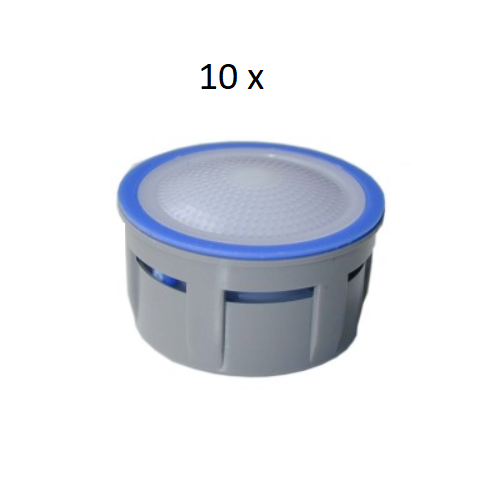 "Lot de 10 Régulateurs de Débit pour Robinet, 8 l/min, Jet Aéré - Économie d'Eau et Performance Optimisée"