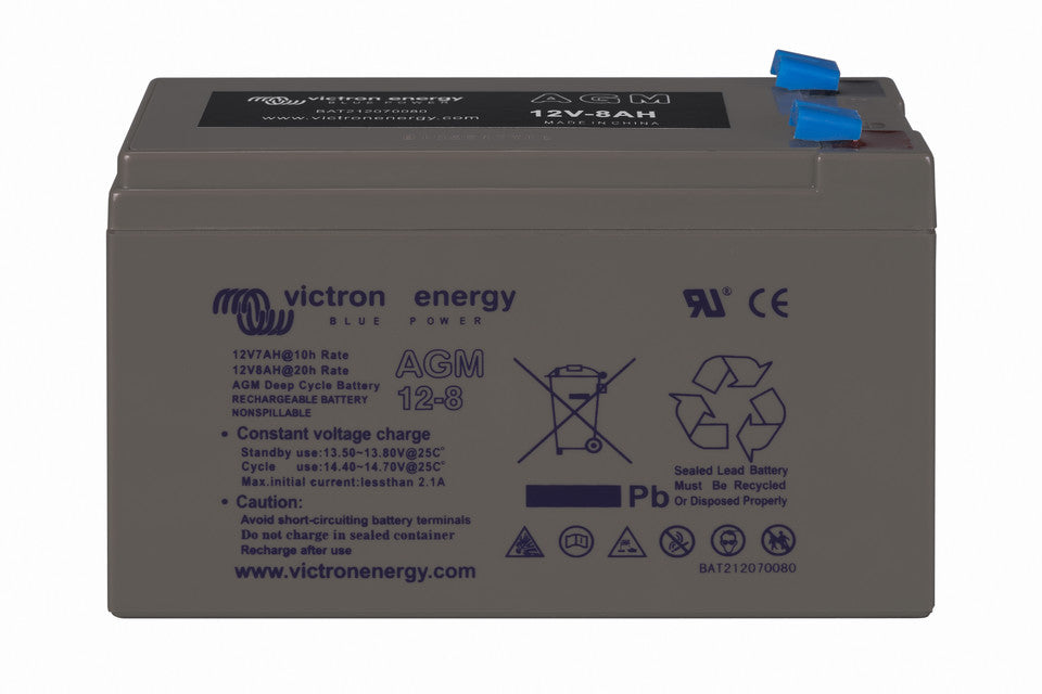 "Batterie AGM 12V - 8 Ah - Puissance et fiabilité pour système solaire ou véhicule récréatif"