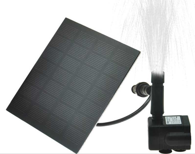 Fontaine Solaire Flottante – Panneau 7V 1.2W pour Jardin, Bassin ou Piscine