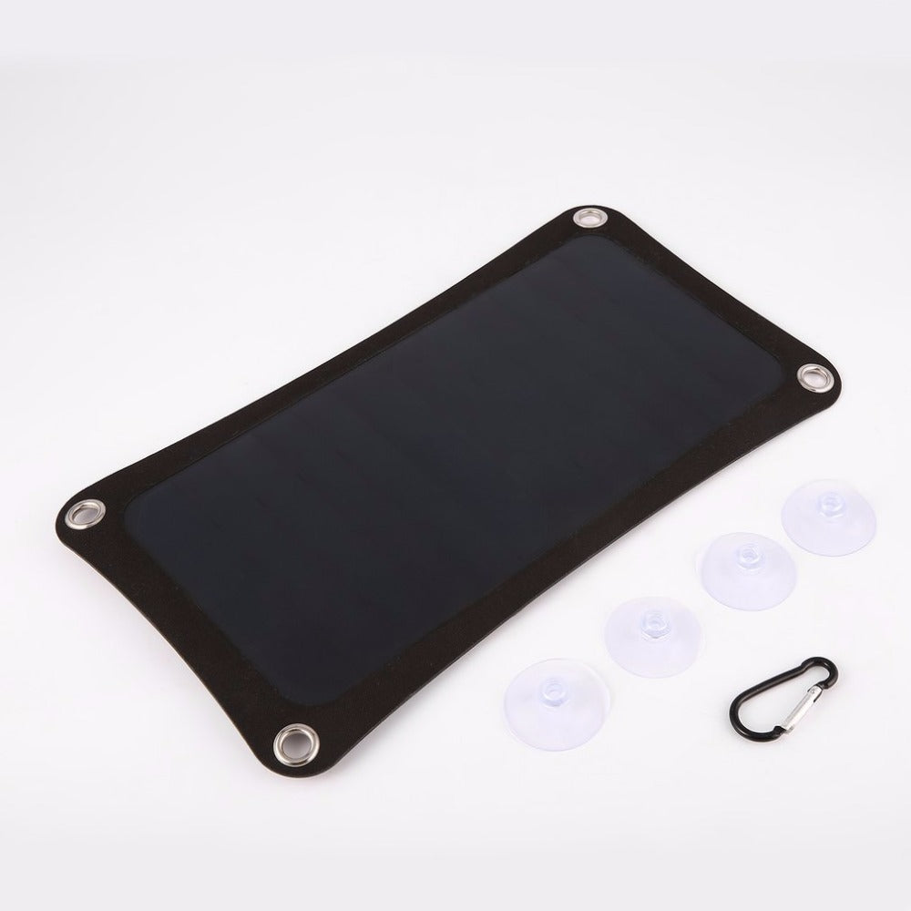 Chargeur Solaire Portable 20W Pliable Étanche – Double Port USB – Énergie Solaire Extérieure