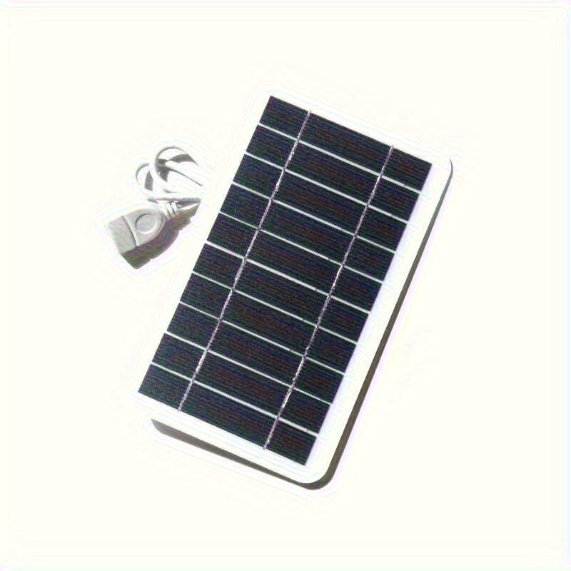 Chargeur Solaire Portable 2W 5V – Ultra Compact avec Port USB | Usage Quotidien & Outdoor