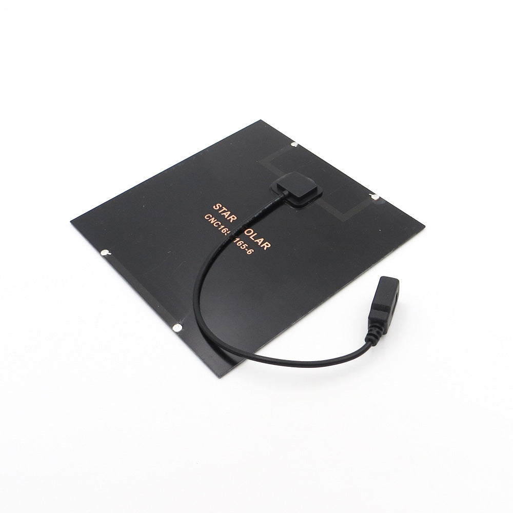 Portable Solar Panel with Fan &amp; USB Charging – Up to 10W