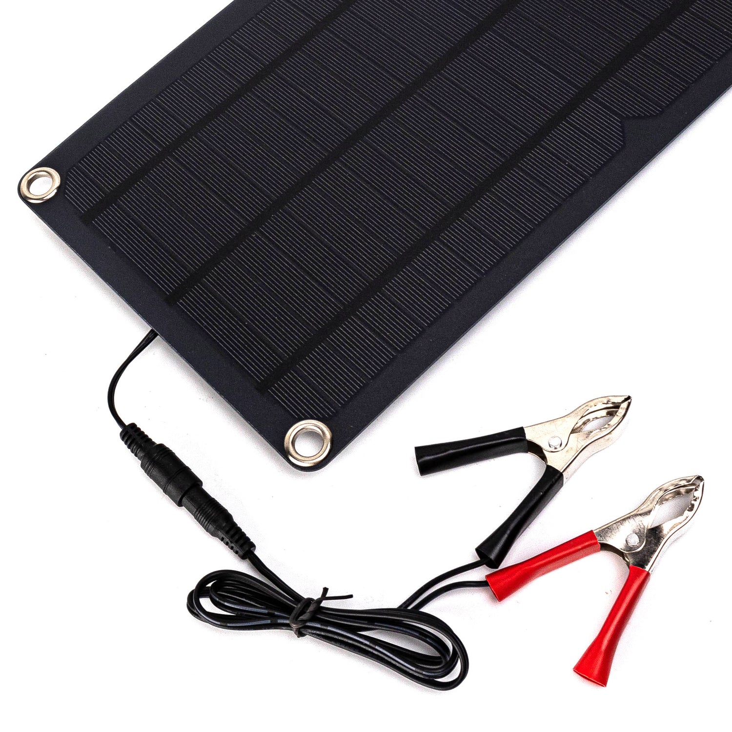 Panneau Solaire Semi-Flexible 10W – 12V | Chargeur pour Voiture, Bateau & Camping-Car