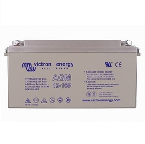 "Batterie AGM 12V haute performance - 165 Ah pour alimentation continue"