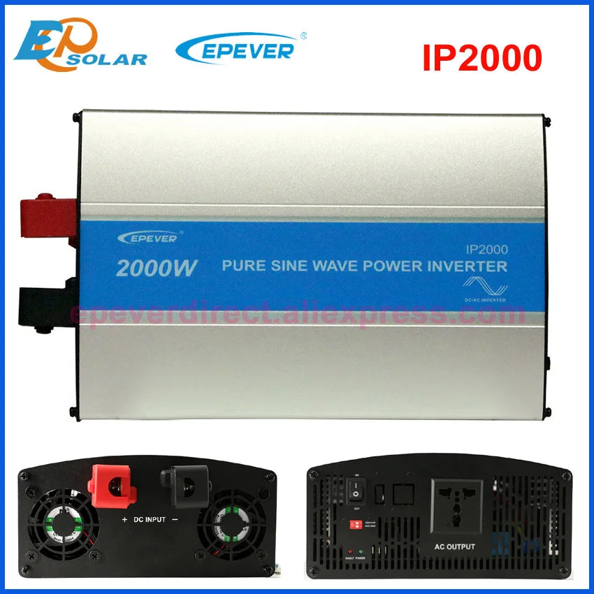 "Onduleur 2000W 24/48V à Onde Sinusoïdale Pure - Conversion de Puissance Efficace pour Systèmes Solaires et Électriques"