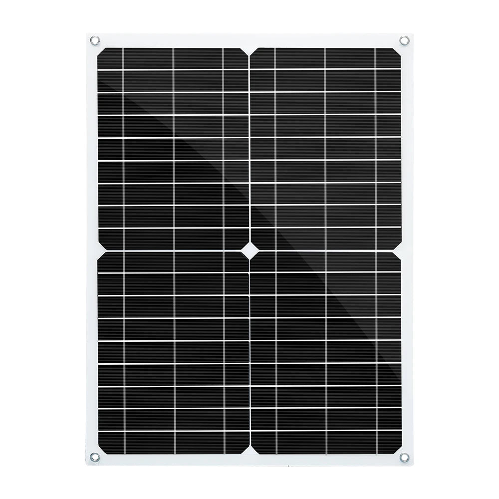 Panneau Solaire Portable 20 W / 30 W – 18 V Monocristallin avec Port USB 5 V – Camping-Car, Bivouac & Bateau