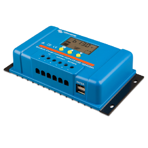 "Contrôleur de Charge Solaire à Affichage LCD et USB 12/24V - 20A pour Panneaux Solaires"
