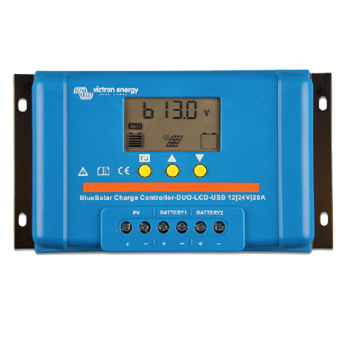 "Contrôleur de Charge Solaire PWM avec Écran LCD et USB 12/24V - 20A pour Panneaux Solaires"