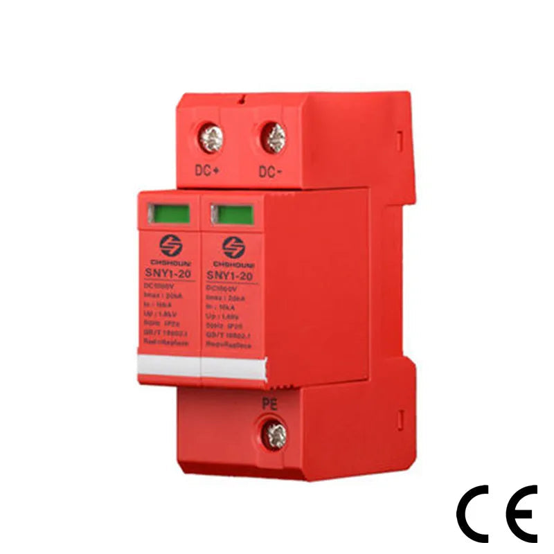 Parafoudre Photovoltaïque DC 2P/3P/4P – Protection Solaire 500V/1000V 20KA~100KA Rail DIN
