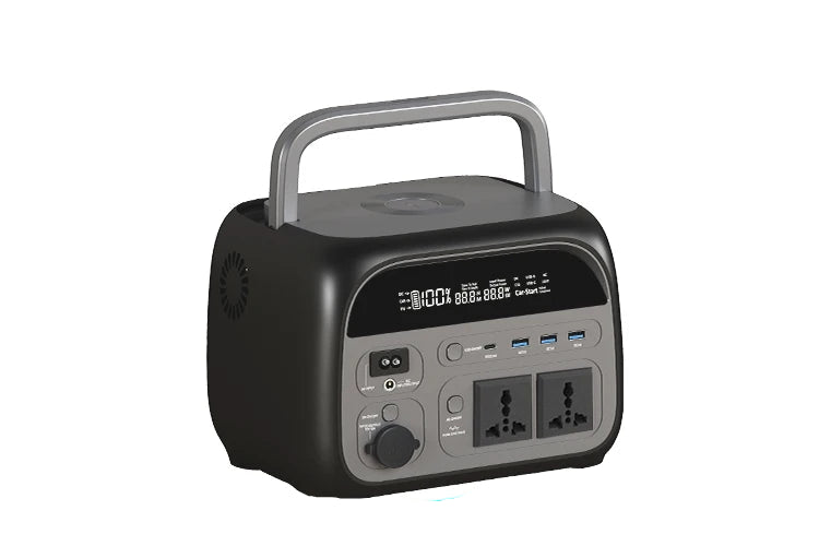 Générateur Solaire Portable 2000W Continu / 1800W CA - Station Électrique LiFePO4 pour Camping, Éclairage, Chargeur de Téléphone