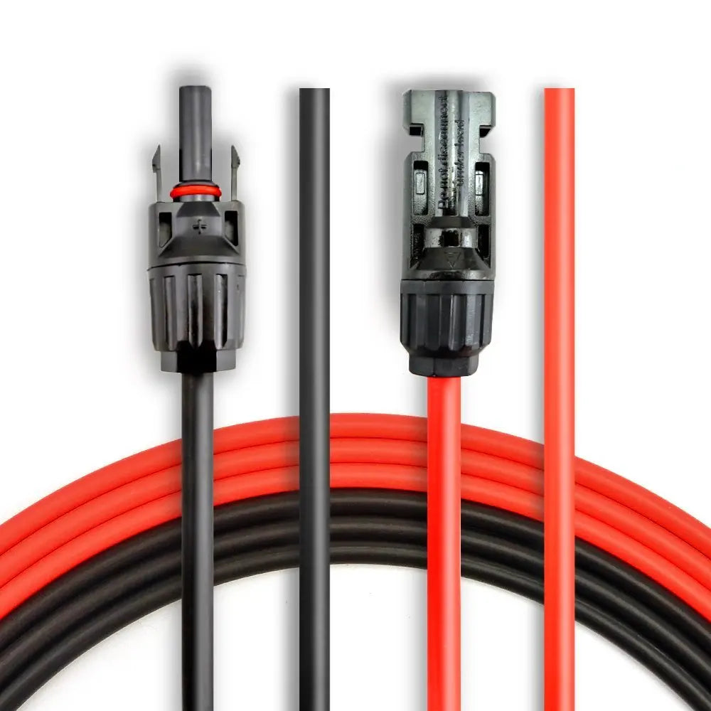 Câble d’Extension Solaire 10 AWG (6 mm²) – 5 m, 10 m ou 15 m + Connecteurs Mâle/Femelle