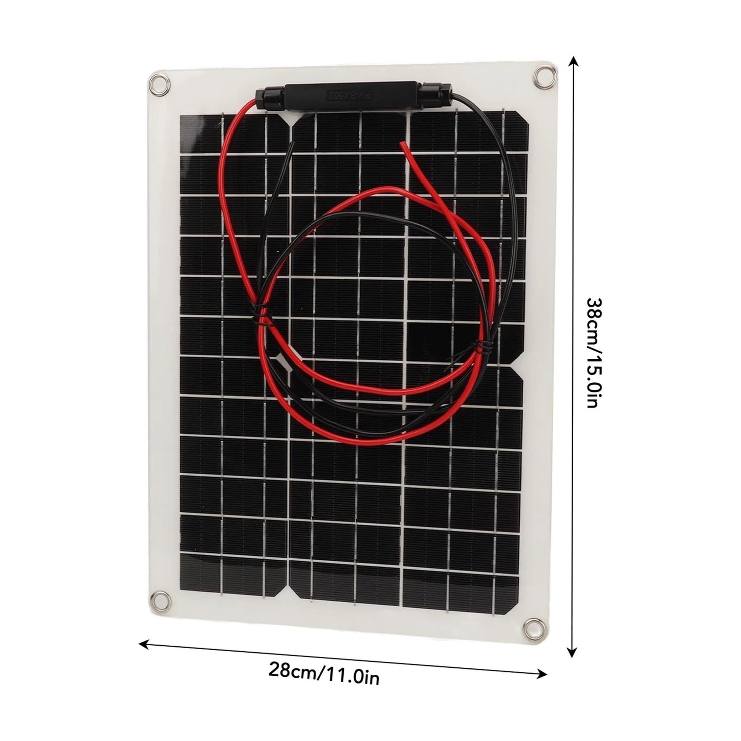 Kit Panneau Solaire 300W avec Régulateur 50A – Étanche IP67, 12V/24V, pour Camping-Car, Bateau, Extérieur