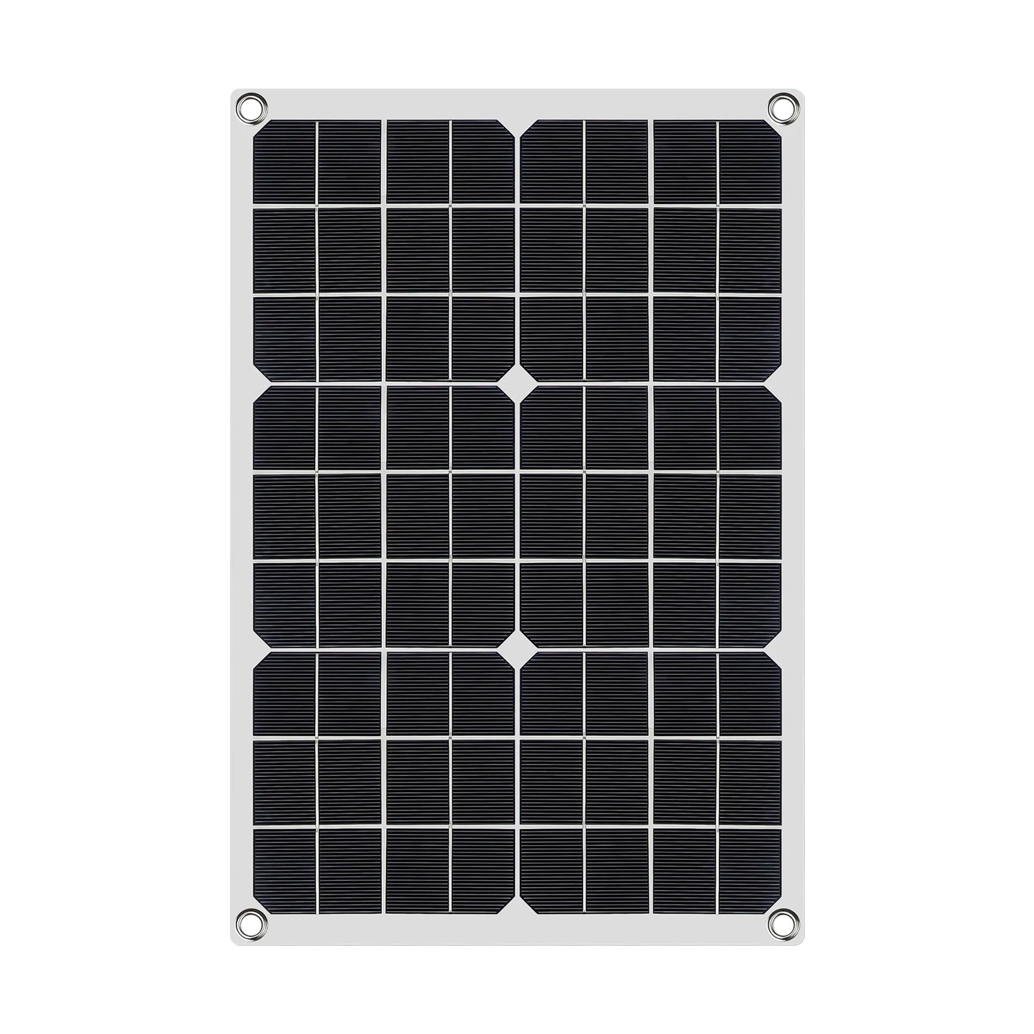 "Panneau Solaire Flexible 18W 18V Étanche avec Chargeur USB/DC - Idéal pour Camping et Appareils Mobiles"